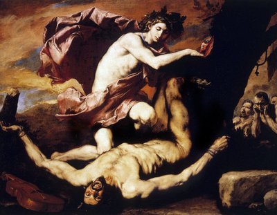 Apollo e Marsyas de Jusepe de Ribera