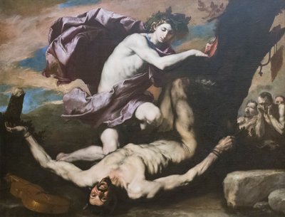 Apollo e Marsyas de Jusepe de Ribera