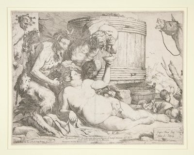 Bacanal (Silenus Bêbado) de Jusepe de Ribera
