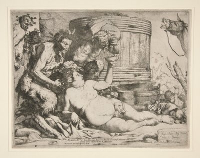 Bacchanal (Silenus embriagado) de Jusepe de Ribera