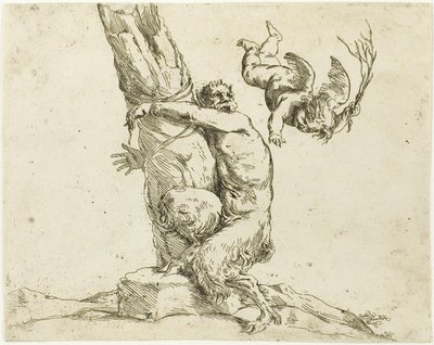 Cupido a castigar um Sátiro de Jusepe de Ribera