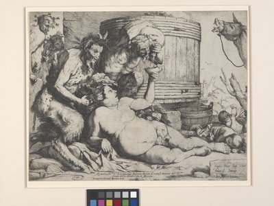 Silenus embriagado (gravura) de Jusepe de Ribera