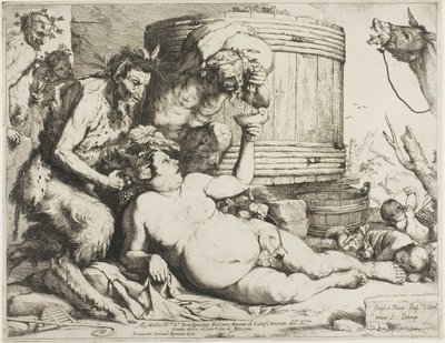 Sileno bêbado de Jusepe de Ribera