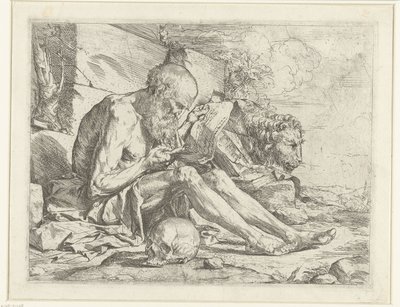 Leitura de Saint Hieronymus de Jusepe de Ribera