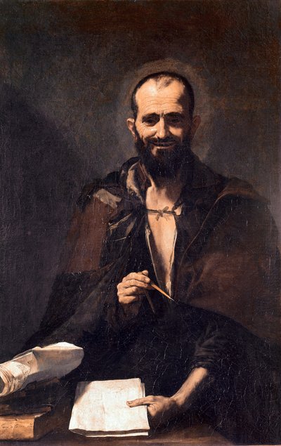 Representação de Arquimedes (óleo sobre tela de Jusepe de Ribera