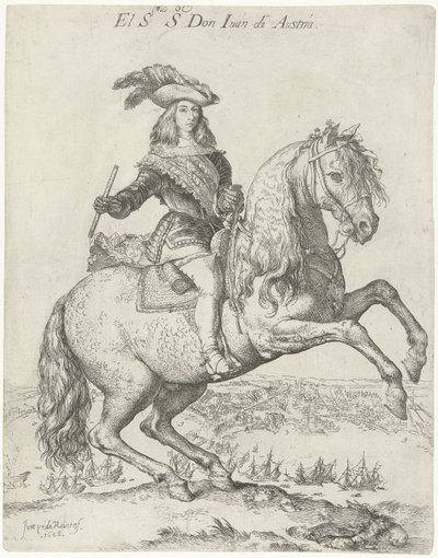 Retrato equestre de Don Juan da Áustria
El S.mo S.ou Don Juan de Austria (título sobre o objecto) de Jusepe de Ribera
