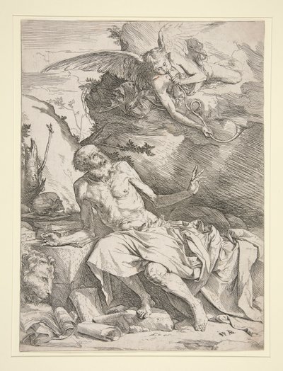 São Jerônimo com o Anjo de Jusepe de Ribera