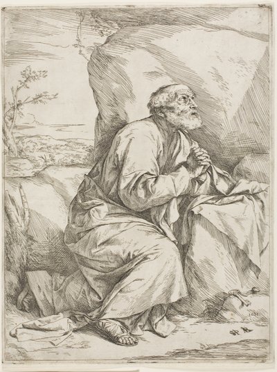 São Pedro no deserto de Jusepe de Ribera