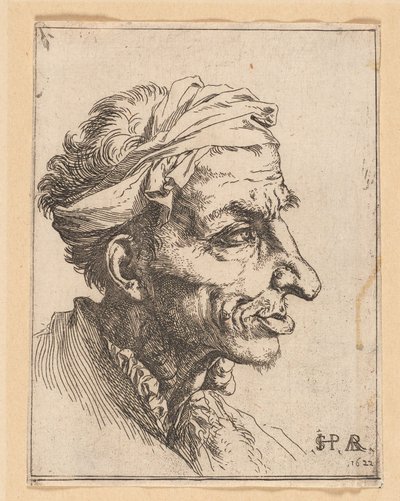 Pequena cabeça grotesca de Jusepe de Ribera