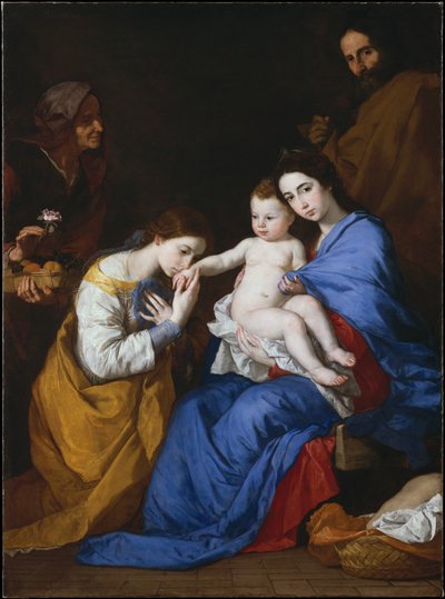 A Sagrada Família com as Santas Ana e Catarina de Alexandria de Jusepe de Ribera