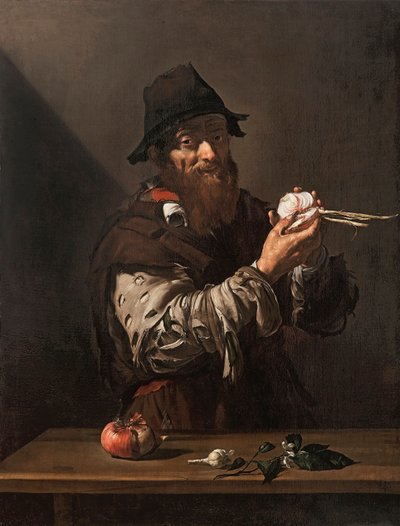 O sentido do cheiro, c.1615 (óleo sobre tela) de Jusepe de Ribera