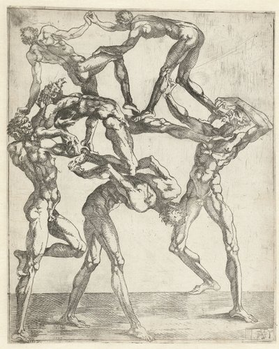 Pirâmide de seis homens de Juste de Juste