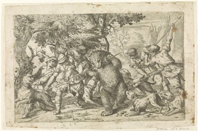 caça ao urso de Justus Sadeler (possibly)