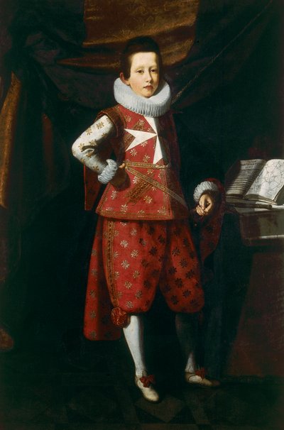 Retrato de Giovan Carlo deMedici aos dez anos de idade de Justus Sustermans