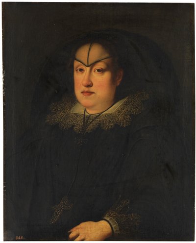 Espanhol: María Magdalena de Austria-Estiria, gran duquesa de Toscana Retrato de Maria Maddalena de Áustria quando viúva de Justus Sustermans