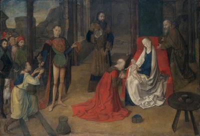 A Adoração dos Magos, c.1465 de Justus of Ghent