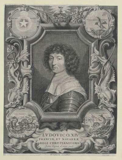 Rei de França Luís XIV de Justus van Egmont