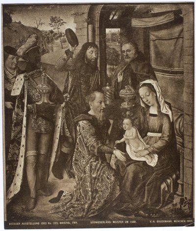 Adoração dos Magos de Justus van Gent