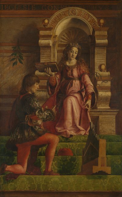 Música, década de 1470 de Justus van Gent