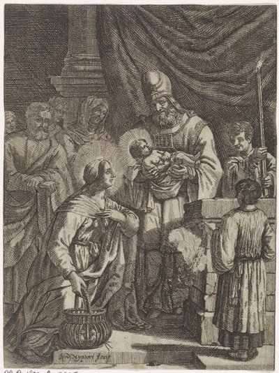 Apresentação de Cristo no templo de Justus van den Nijpoort