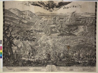 Cerco turco a Viena em 1683 (impressão) de Justus van den Nypoort