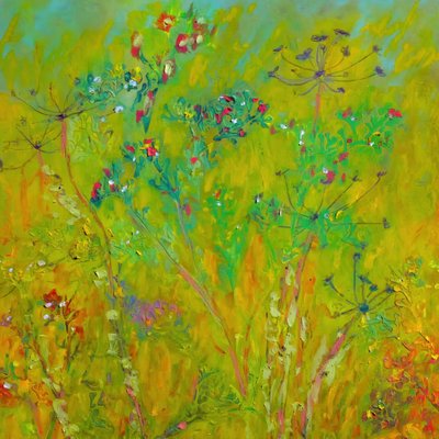 Colorido campo de flores silvestres de Justyna Jaszke