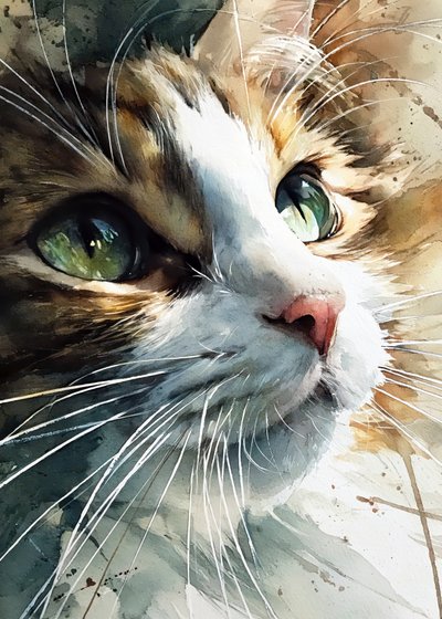 Olhos de gato curiosos de Justyna Jaszke