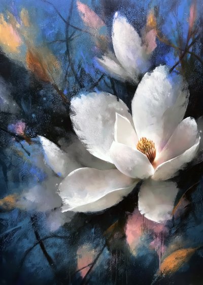 Elegante Magnolia Bloom de Justyna Jaszke