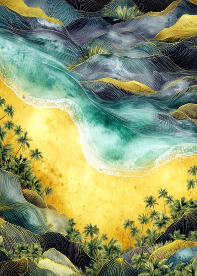 Resumo de Golden Beach de Justyna Jaszke
