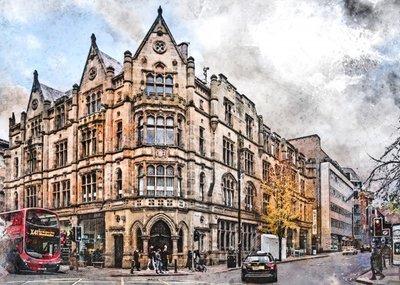 Esquina Histórica de Manchester de Justyna Jaszke