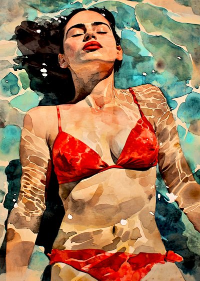 Biquíni Vermelho Serenity de Justyna Jaszke