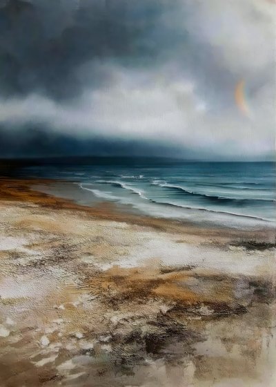 Arco-íris da Praia Tempestuosa de Justyna Jaszke