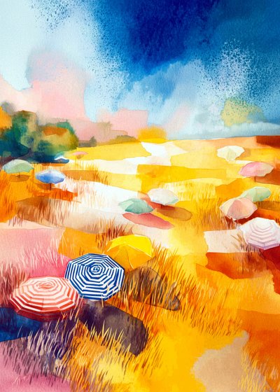 Guarda-sóis Sunny Field de Justyna Jaszke