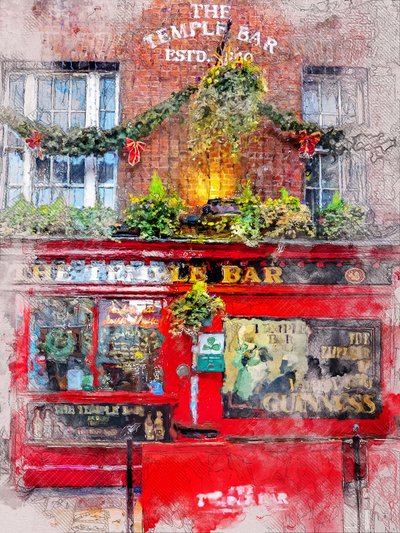Um animado pub de Dublin de Justyna Jaszke