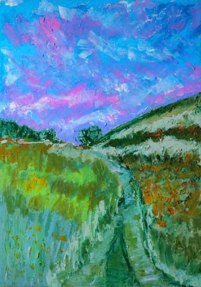 Caminho de campo vibrante de Justyna Jaszke