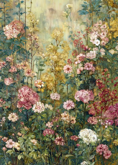 Jardim Floral Vibrante de Justyna Jaszke