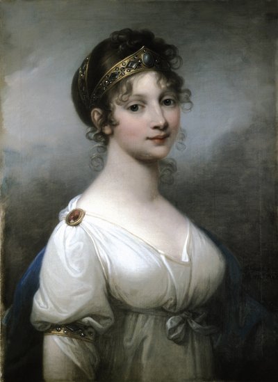 Retrato da rainha Louise da Prússia 1776-1810, 1802 de Józef Grassi