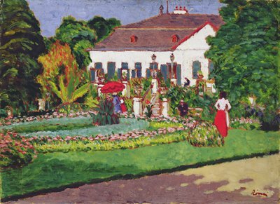 Casa senhorial em Kertvelyes, 1907 de József Rippl Rónai