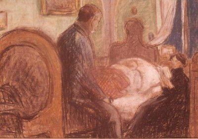 Odon em Febre Alta, 1901 (pastel) de József Rippl Rónai