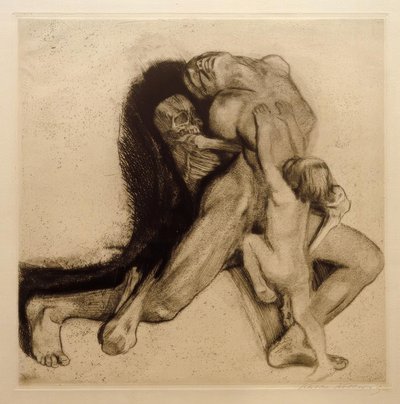 Käthe Kollwitz, morte e esposa de Käthe Kollwitz