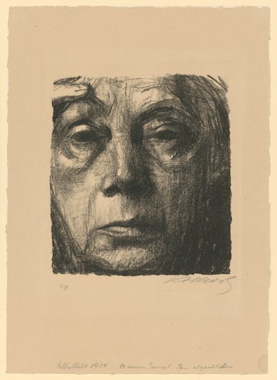 Autorretrato de Käthe Kollwitz