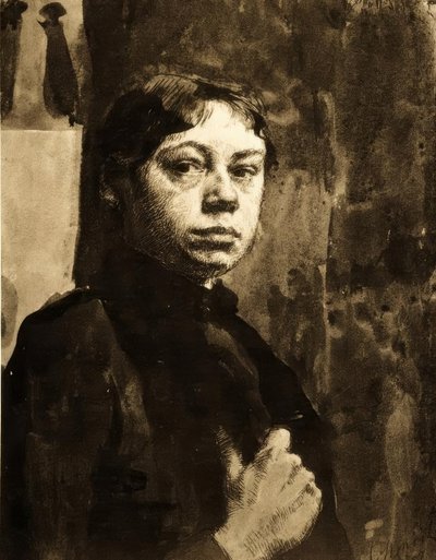 auto-retrato de Käthe Kollwitz