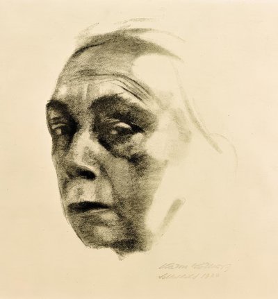 auto-retrato de Käthe Kollwitz