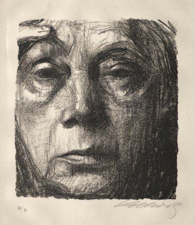 Auto-retrato de Käthe Kollwitz