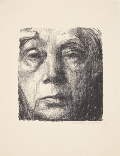 Auto-retrato de Käthe Kollwitz