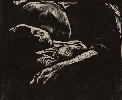 Dormir Mulher com Criança de Käthe Kollwitz