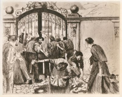 tempestade de Käthe Kollwitz