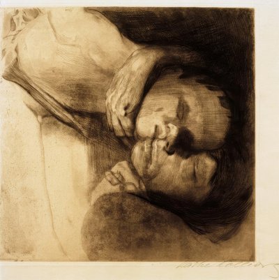 Morte, esposa e filho de Käthe Kollwitz