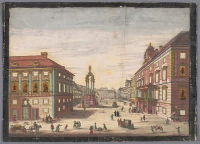 Vista do Hohe Markt em Viena
Vuë de Hochenmarck de Kaiserlich Franziskische Akademie (possibly)