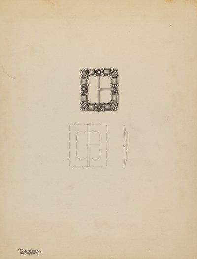 Fivela de sapato de senhora de Kalamian Walton